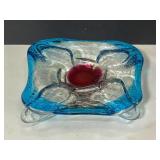Murano art glass dish