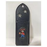 Vintage cast iron match holder