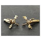 Hickok weather vane cuff links