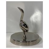 Chrome deco vintage ashtray