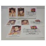 Set of 5 Elvis Presley 1st day covers