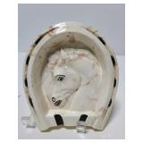 Ceramic horse ashtray