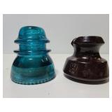 Glass and ceramic insulators