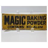 Old Magic Baking Powder sign