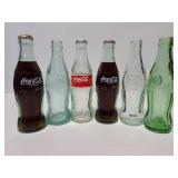 Glass Coca-Cola small world bottle collection