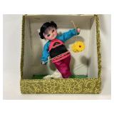 Small handmade Chinese girl figure