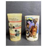Lot of 2 Vintage ET & Donald Duck cups