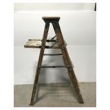 Wooden folding step ladder - 45 inches tall