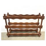 Maple wood wine rack