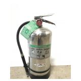 Amerex stainless steel fire extinguisher