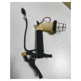 Clamp-on work light, works