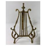 Small brass display stand