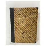 Italian opera leather bound music book