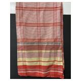 Vintage red check picnic blanket/tablecloth