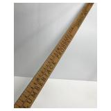 Old lumberjack advertising yardstick Davisburg, MI