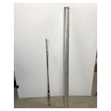 Dependon fly rod in aluminum fish pole tube