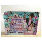 Huge LOL Surprise winter disco chalet doll house