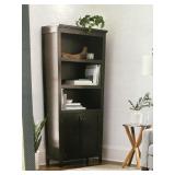 Threshold Carson 5-shelf bookcase w/ doors in box