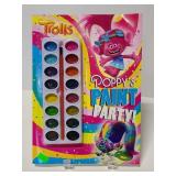 New Trolls paint party coloring book