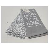 New hand towel set, gray