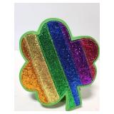 New Cat & Jack glitter clover purse