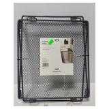 Locker style metal organizer shelf