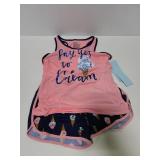 Cat & Jack girls Large tank and short set