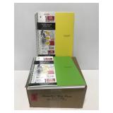 Case of 12 Five star 1 subject notebooks