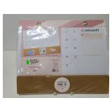 2020 calendar with cork board