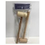 2-pack wooden shellfish hammers
