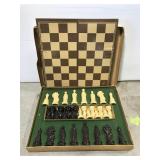 Vintage Renaissance Chess Set complete in box