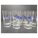 Set if 8 AA Mercury glasses