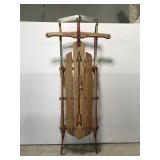 Old vintage Flexible Flyer wooden sled