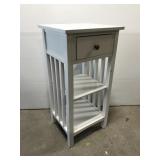 Small white night stand w/ drawer