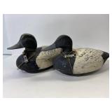 Pair of vintage victor duck decoys