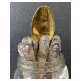 Vintage WM Rodgers presidential spoon collection