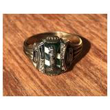Art Deco Style  Cass Tech class ring