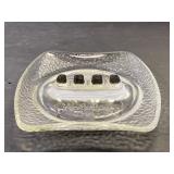 Vintage glass Holiday Inn ashtray