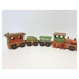 Vintage Lark Toys wooded train