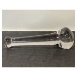 Clear glass pestle