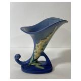 Vintage Roseville foxgloves blue cornucopia