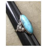 Vintage Turquoise sterling silver ring