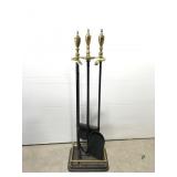 Vintage fireplace tool set