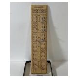 Vintage cribbage game
