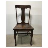 Vintage oak wood chair