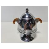 Vintage metal sugar bowl