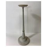 Tall vintage wood painted candle pillar