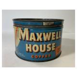 Vintage Maxwell house coffee tin