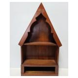 House shaped wood shelf