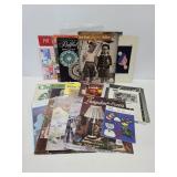 Collection of knitting and crochet booklets